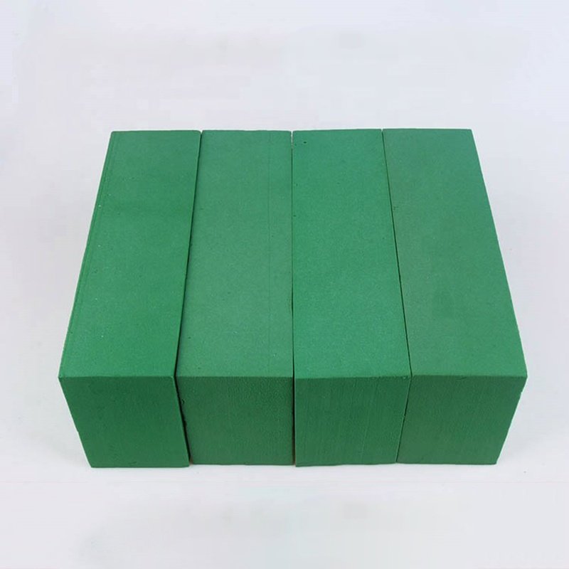 Wholesale dry flower foam Bricks Green Florist Styrofoam Blocks for Spring for Fresh or Silk Artificial Flowers