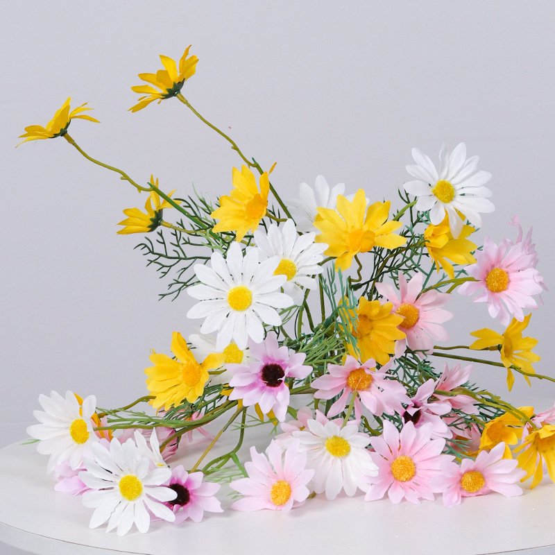 Artificial flower azalea light luxury luxury simulate flower arrangement living room table bouquet arrangement