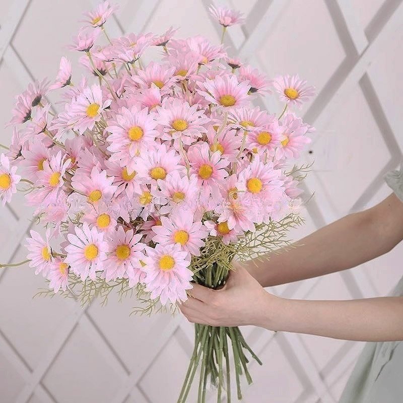 Artificial flower azalea light luxury luxury simulate flower arrangement living room table bouquet arrangement