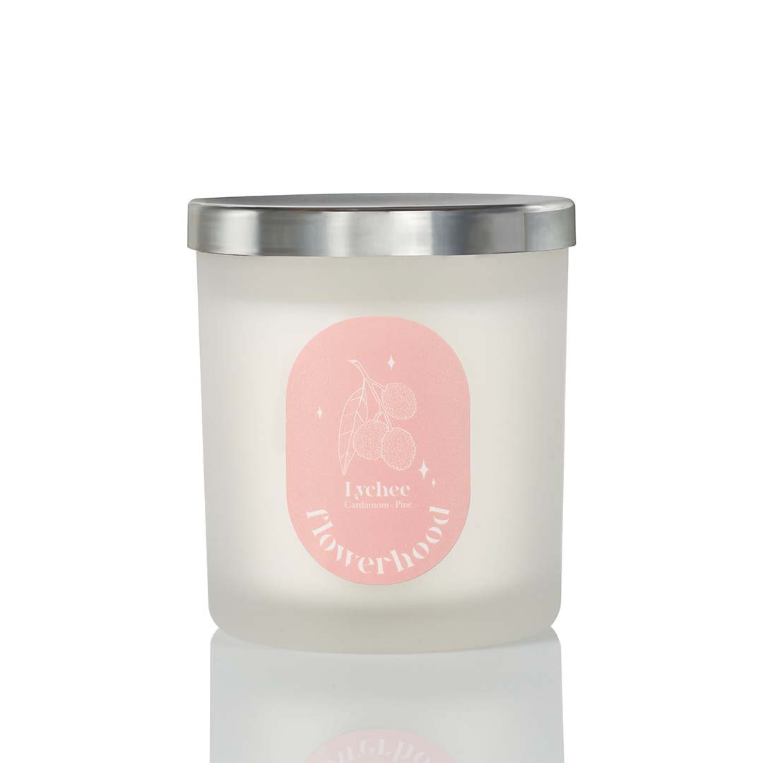 Colorful Healing Dried Flower Crystal Candles Gold Leaf Soy Wax Jar Luxury Aromatherapy Aromatic Scented Candles