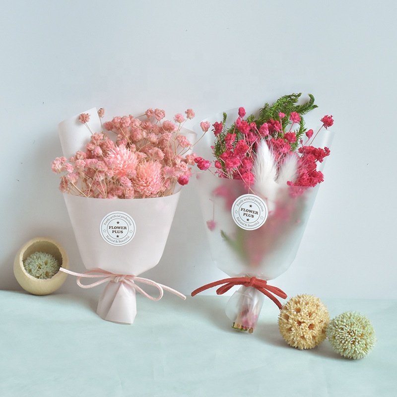 15*9cm Dried Artificial Decorative Flowers Mini Bouquet Low MOQ Easter Decoration Decorative Flowers & Wreaths 2 Pieces 0.01kg