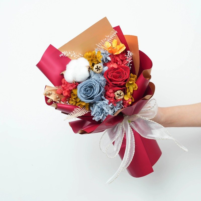 Dried Flower Bouquet Delivery Prime Preserved Purple Forever Roses Bouquet For Wedding Birthday Christmas Valentines Mothers Day