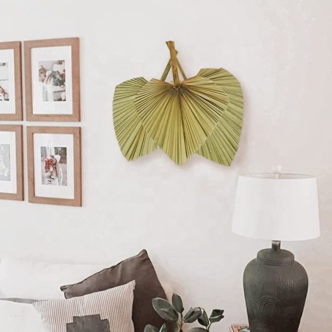 Scandinavian Decorative Palm Fan Leaf Dried Flower Home Wedding Party Home Wall Decoration
