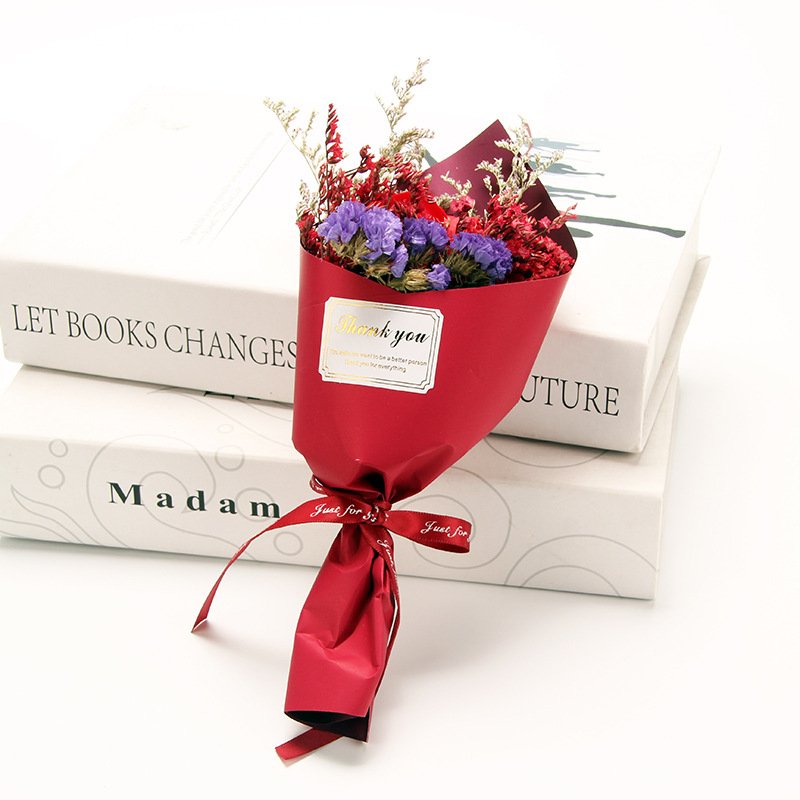 Valentine's Day Wedding Creative Gift Gypsophila Paniculata Dried Flower Soap Rose Small Bouquet Artificial Dried Flowers