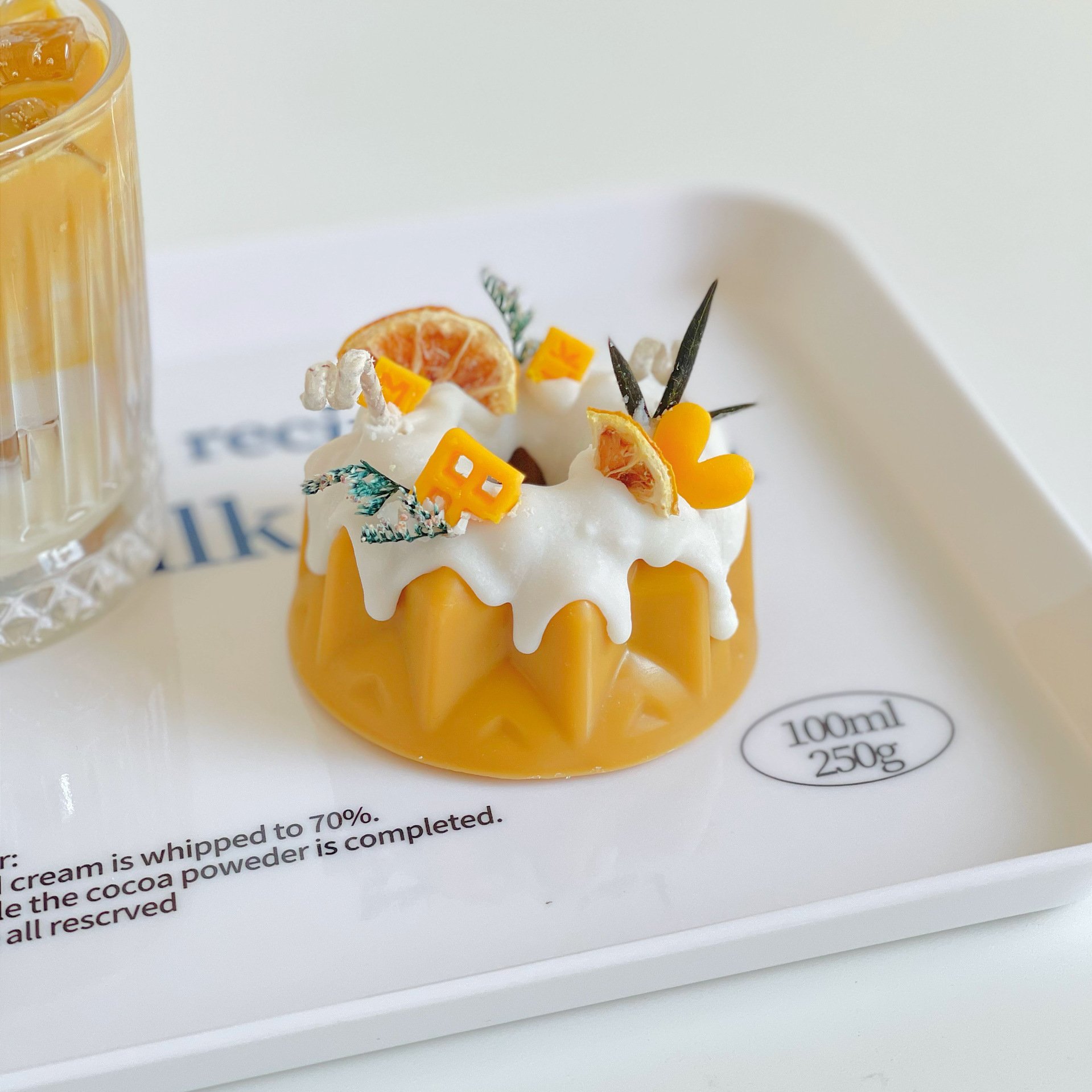 Creative Novelty Home Decor Soy Wax Aromatic Fruit Shaped Scented Candles for Holiday Decoration