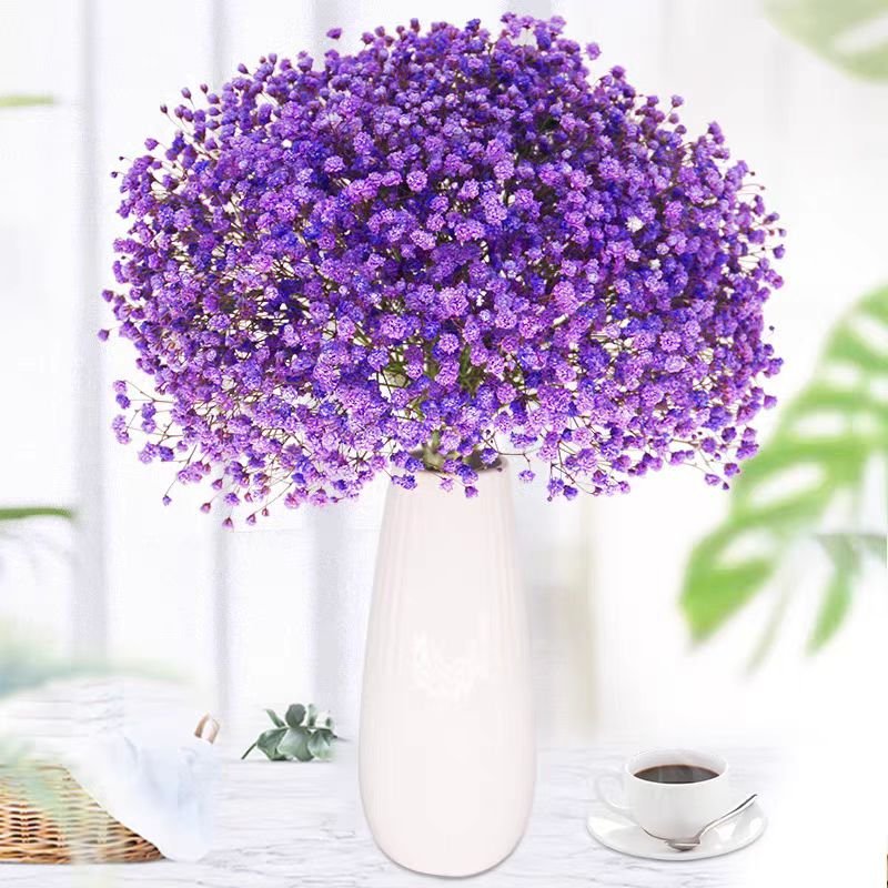 High Quality Dried Babys Breath Flowers Big Bulk 450G Preserved Flower Natural Gypsophila Branches For Wedding