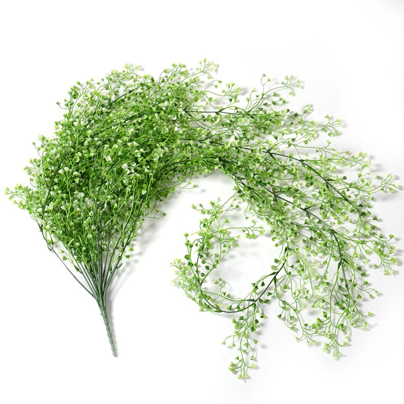 Simulated willow wall hanging rattan flower vine living room wall hanging plastic flower artificial green plant