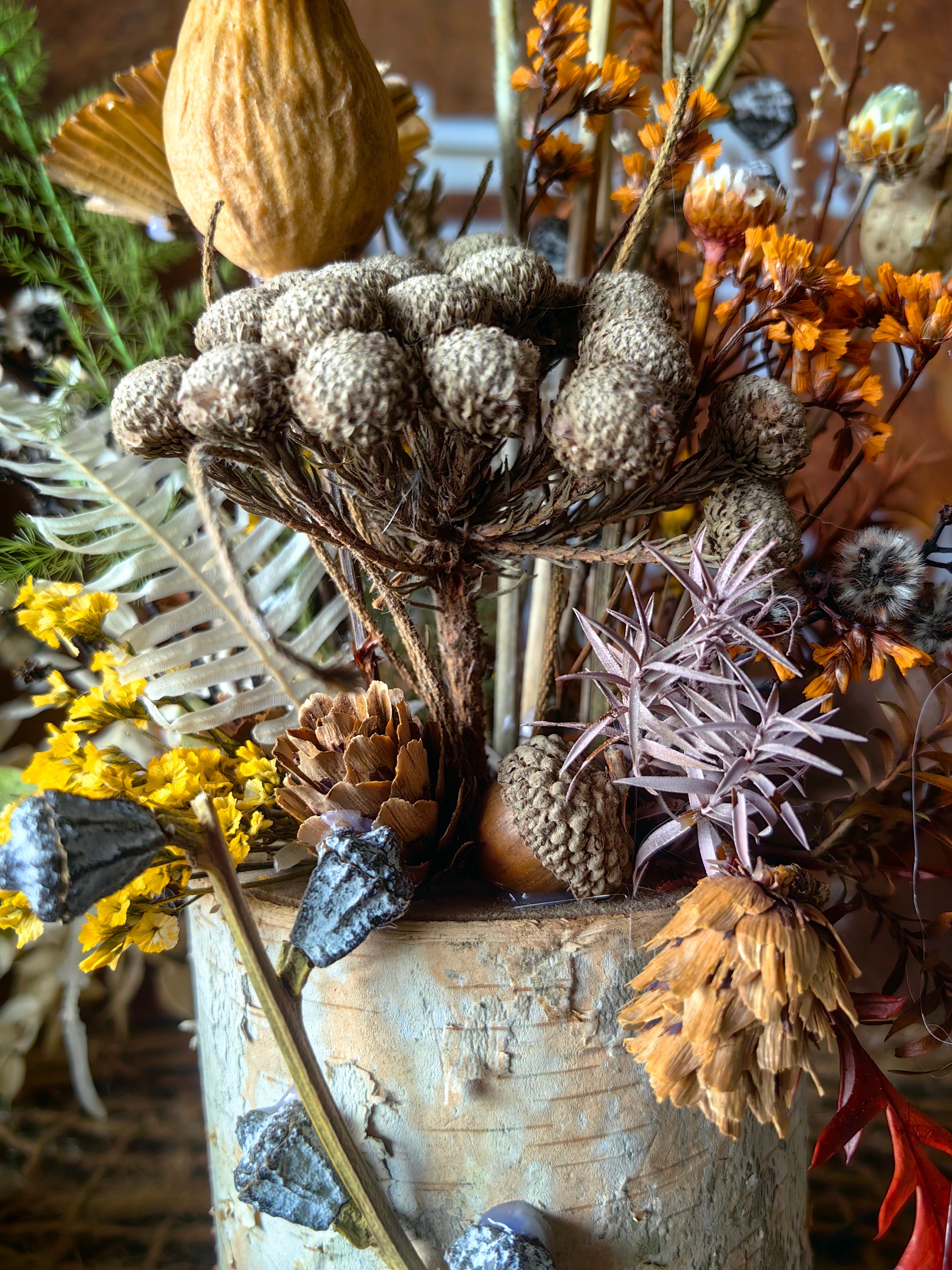 Natural Dried flower Bouquet,Boho Home Decor Bouquet ,Bouquet for Wedding Floral Arrangements Home Decorations