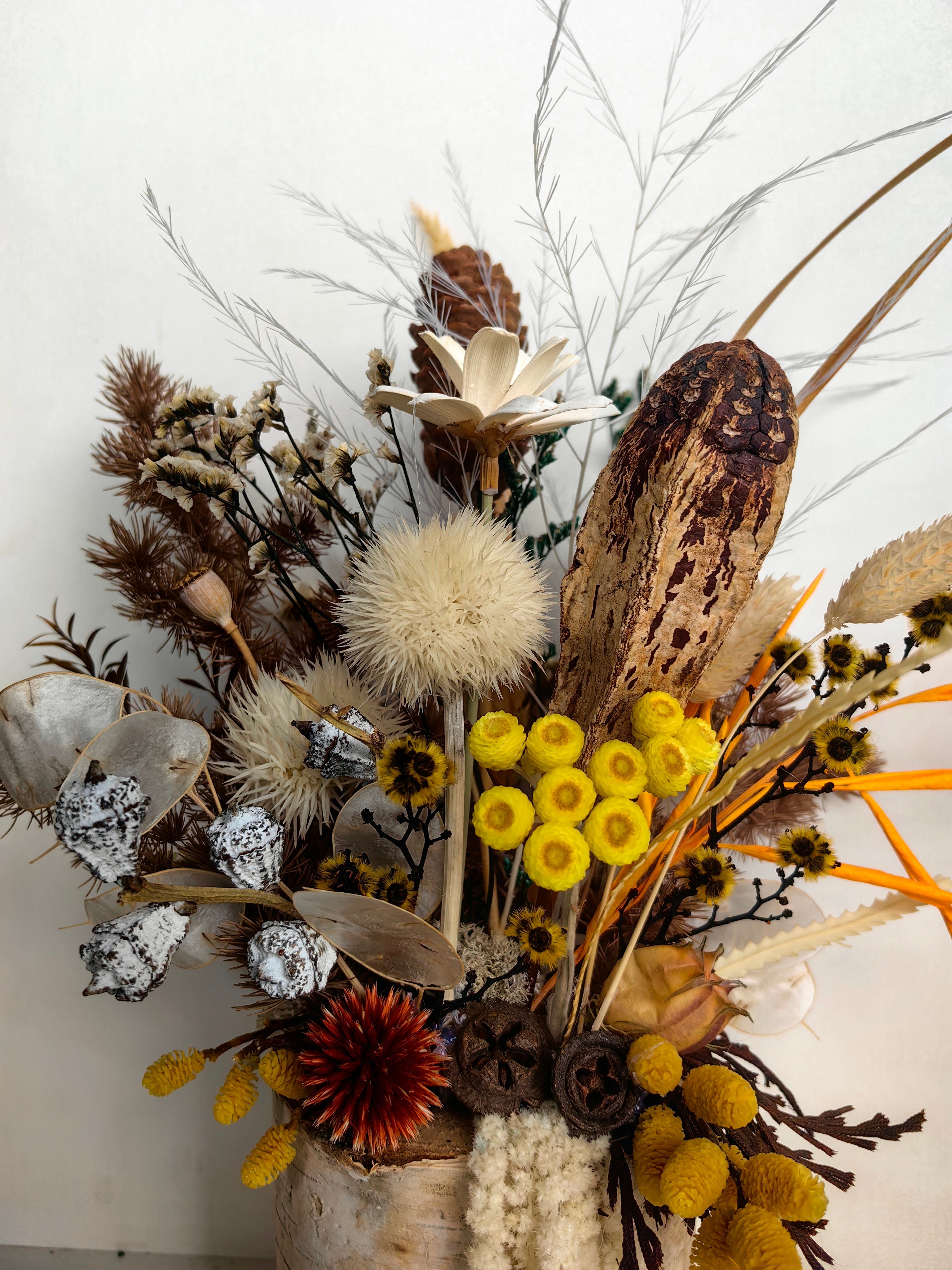 Natural Dried flower Bouquet,Boho Home Decor Bouquet ,Bouquet for Wedding Floral Arrangements Home Decorations