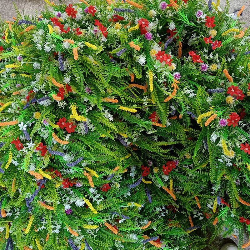 Wholesale Artificial Wildflower Wreaths Simulated Dried flowers Handmade Flower Wreaths Door Decoration Pendants