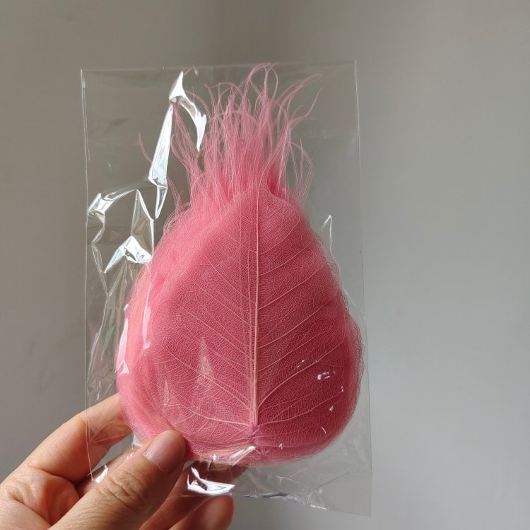 Dried Linden Leaves with Flower Vein and Leaf for Bookmarks or Handicrafts 100 Pieces per Bag for Home or Wedding Decorations