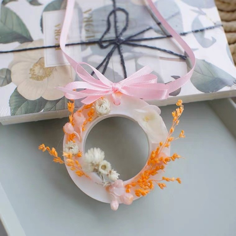 Wholesale Private Label Custom Room Air Freshener Handmade Home Decoration Dried Flower Wax Tablets