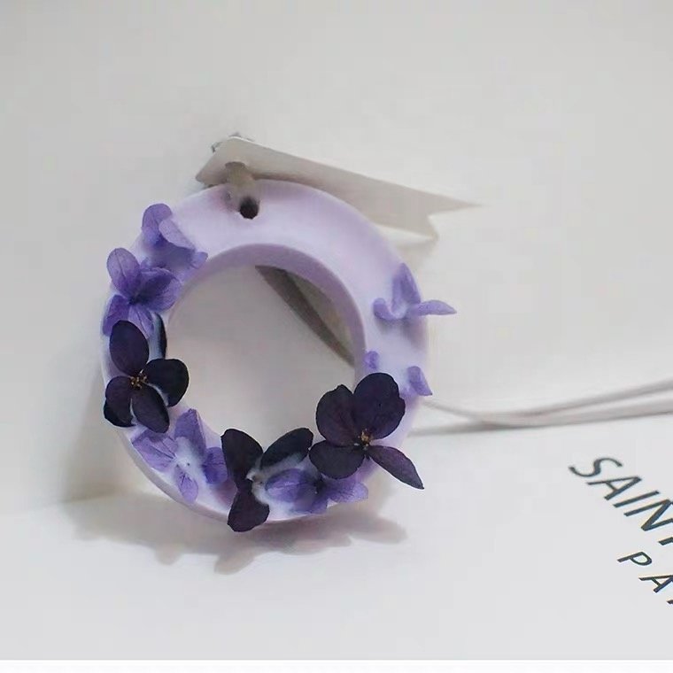 Wholesale Private Label Custom Room Air Freshener Handmade Home Decoration Dried Flower Wax Tablets