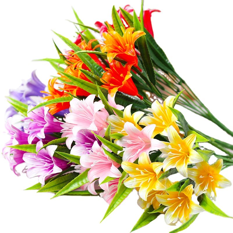 33 cm Artificial Giant Lily Flower Decoration for Wedding Party