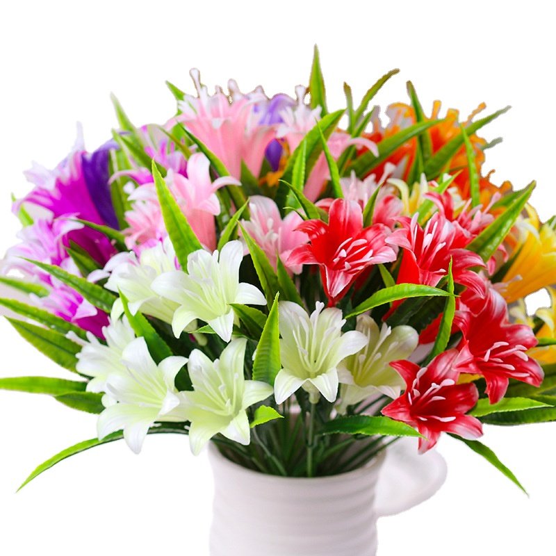 33 cm Artificial Giant Lily Flower Decoration for Wedding Party