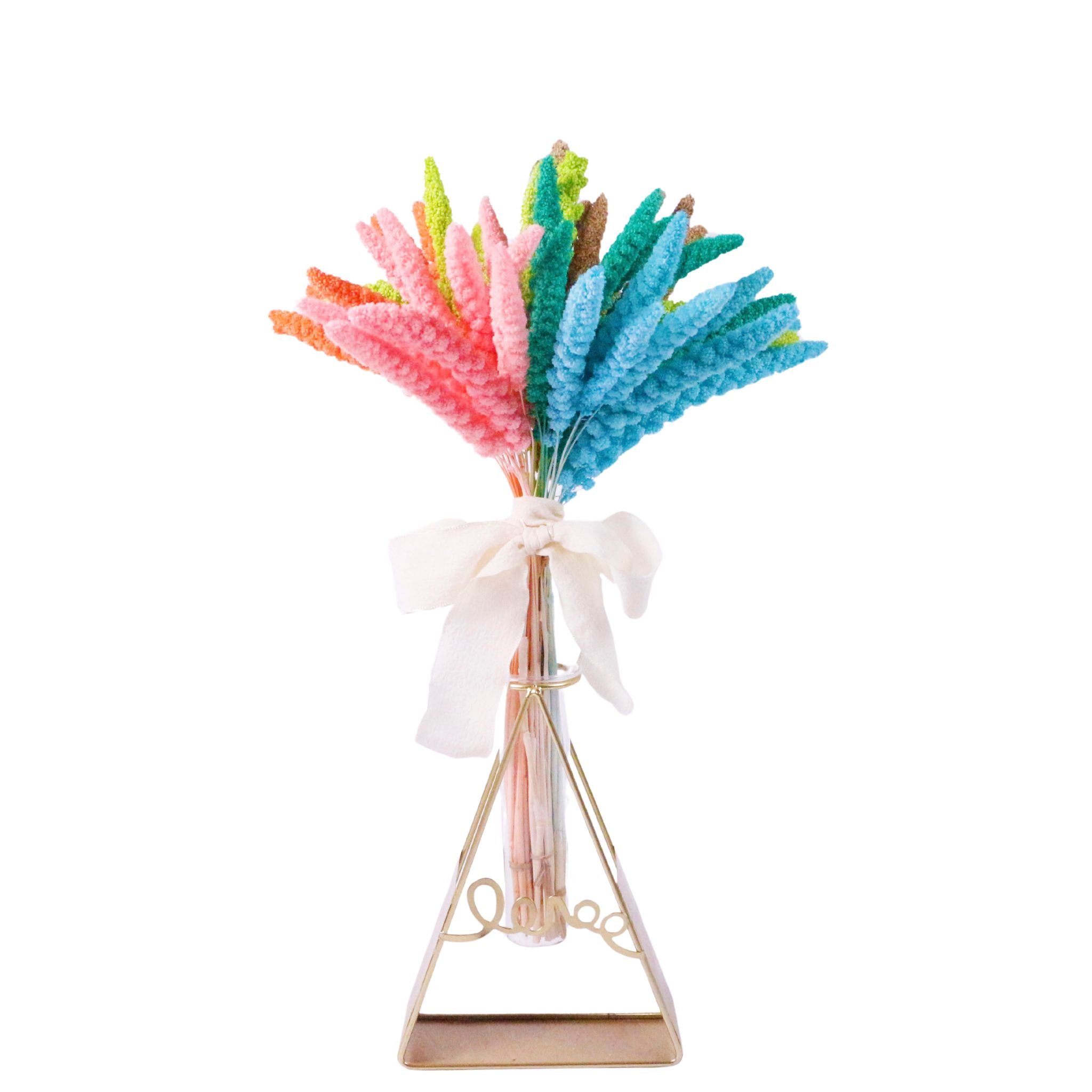 Mingyue dried flowers Colorful Millet wholesale most popular preserved millet dried flower bouquet for wedding home