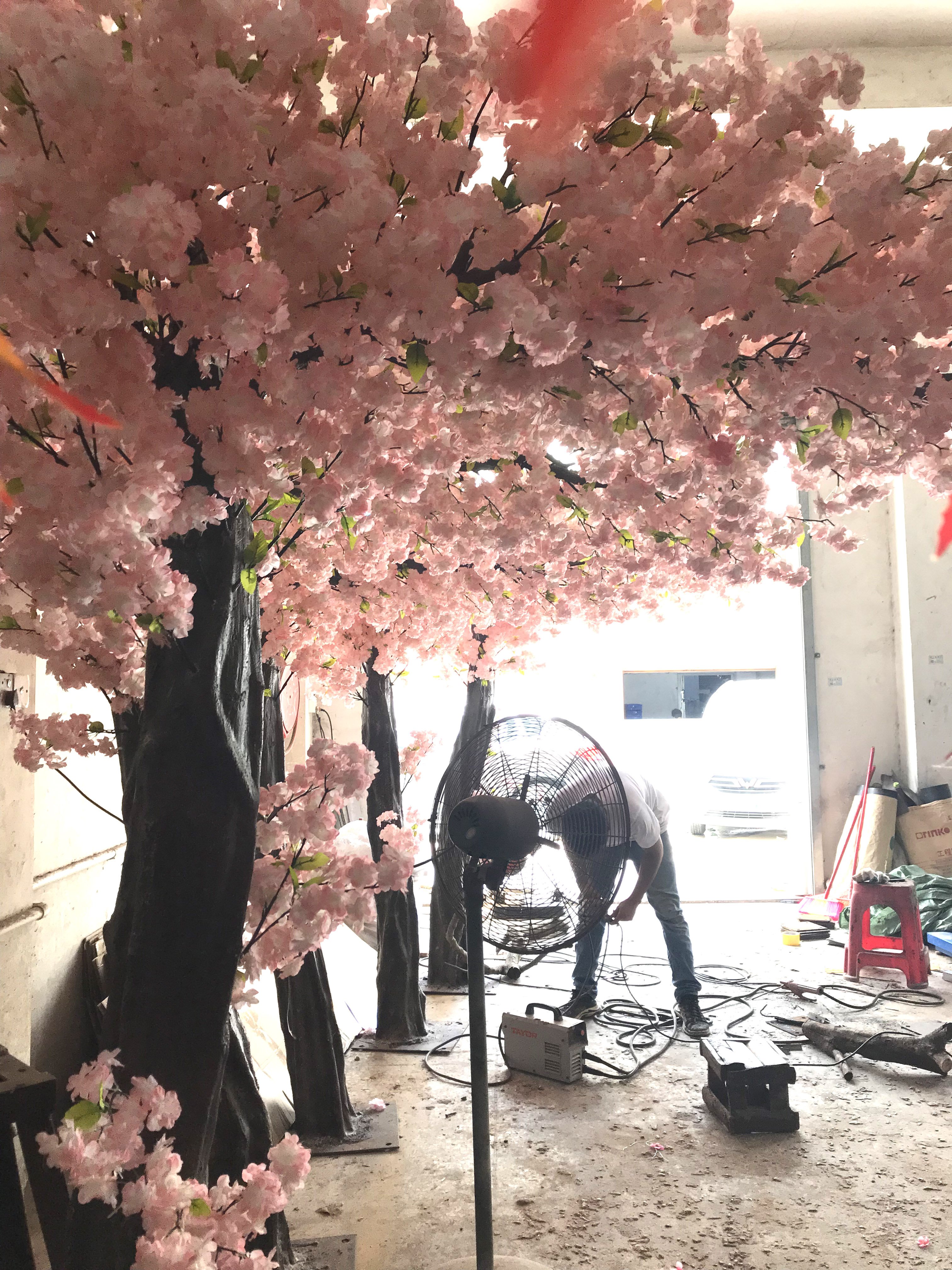 Hot sale cherry blossom artificial indoor branch tree wedding arch tree cherry blossom flowers artificial