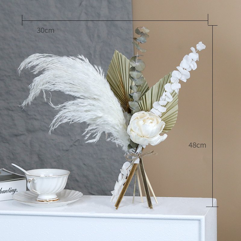 CH-086 natural mariage wedding centerpiece preserved flower dried pampas grass bouquet decor boho homedecor