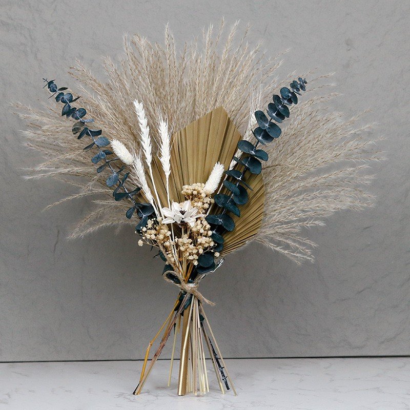 CH-086 natural mariage wedding centerpiece preserved flower dried pampas grass bouquet decor boho homedecor