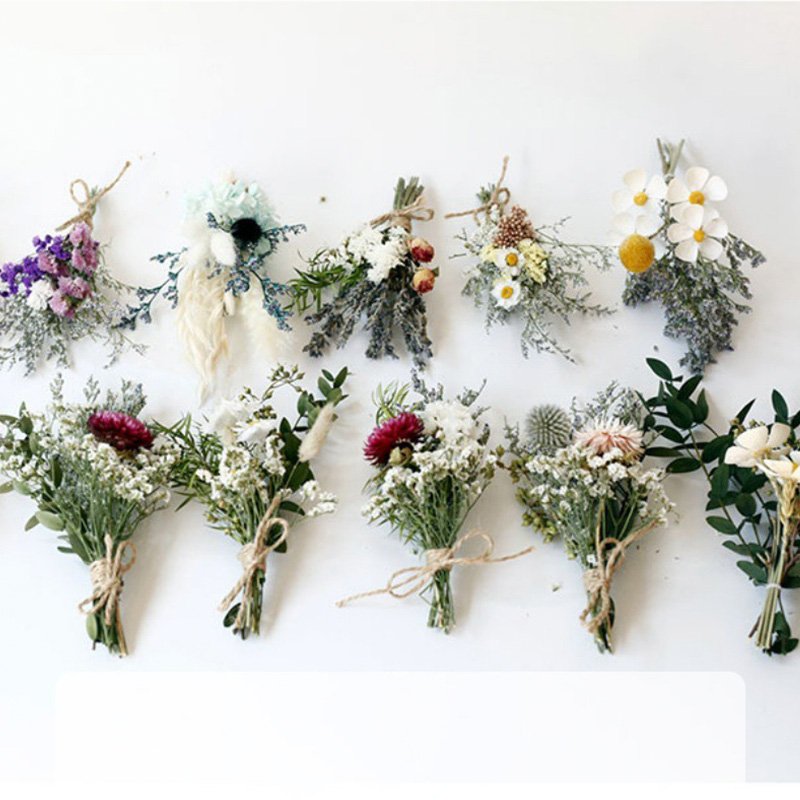 Natural Dried Daisy Flowers Head White Daisy Flowers Home Wedding Garden Decoration DIY Mini Daisy Decorative Dried Flowers