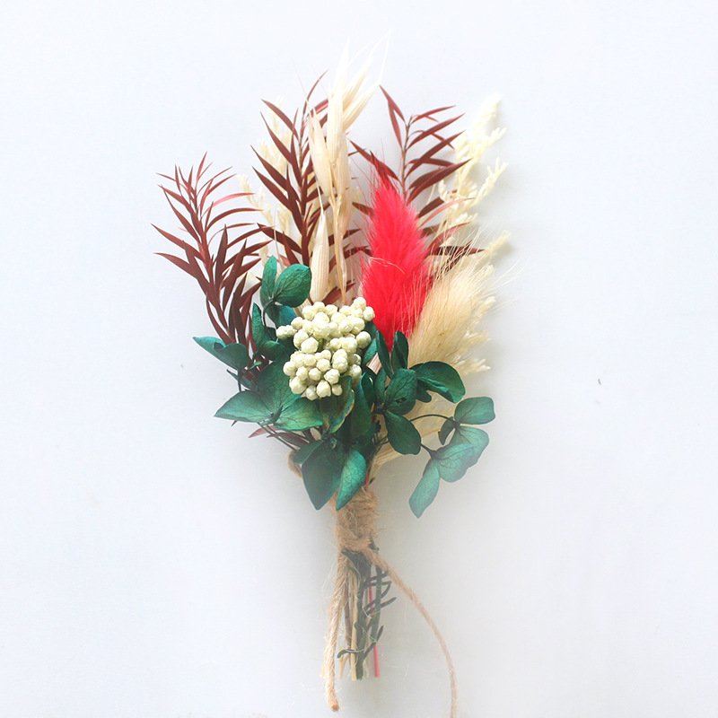 Flower Gift Real Mini Dried Flowers Bouquets for Valentine's Day Wedding gift preserved dried flowers