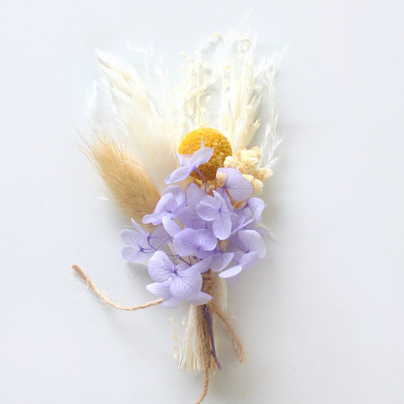Flower Gift Real Mini Dried Flowers Bouquets for Valentine's Day Wedding gift preserved dried flowers
