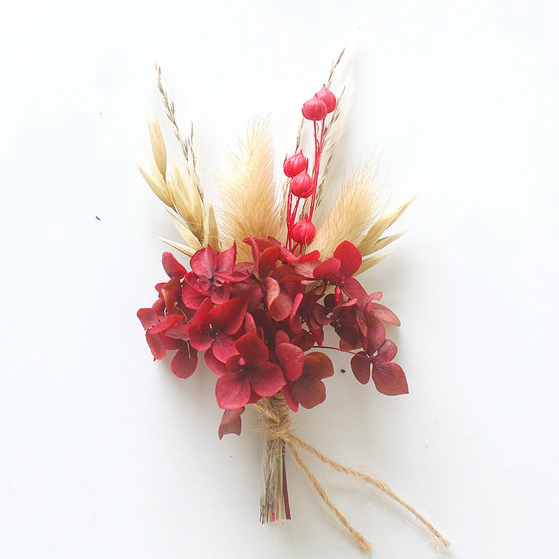Flower Gift Real Mini Dried Flowers Bouquets for Valentine's Day Wedding gift preserved dried flowers