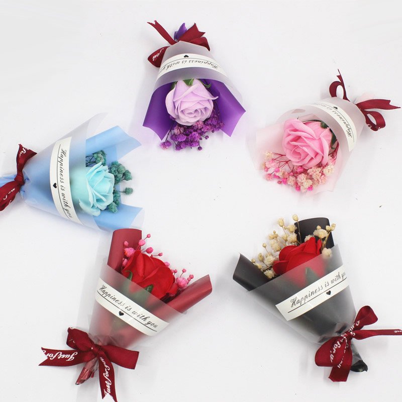 Creative Mini Gypsophila Dried Flower Eternal Flowers bouquet For Valentine's day Gift