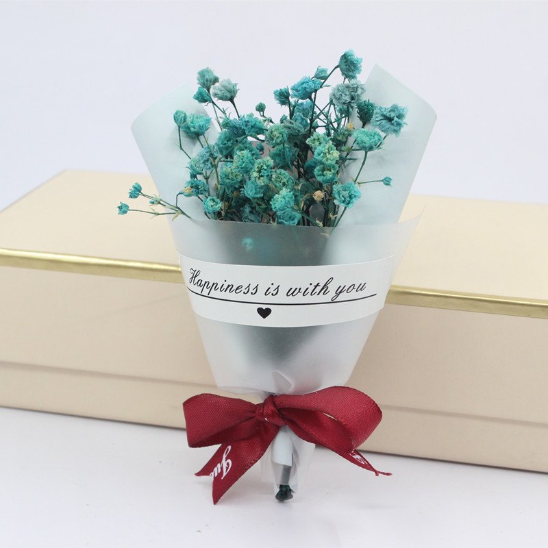 Creative Mini Gypsophila Dried Flower Eternal Flowers bouquet For Valentine's day Gift