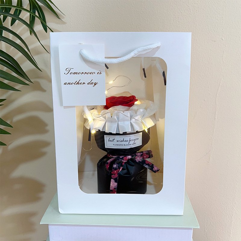 Top Sale preserved rose flower preserved rose head forever roses preserved flower for Valentine's Day