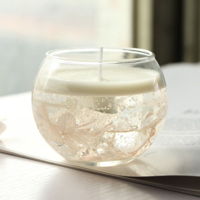 Factory Direct Chinese Style Unique Dried Flower Candle Eternal Fragrance Small Scented Candle