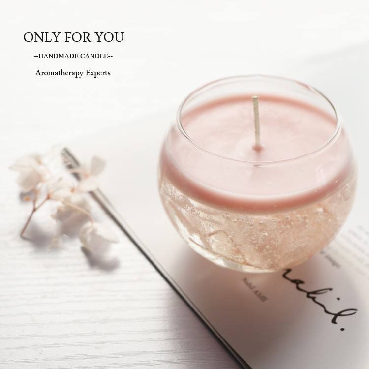 Factory Direct Chinese Style Unique Dried Flower Candle Eternal Fragrance Small Scented Candle