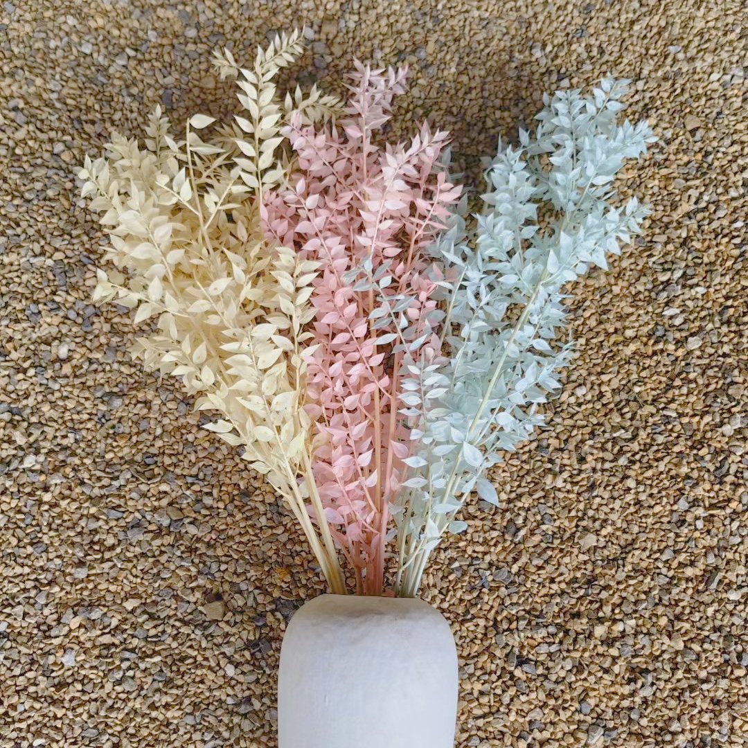 new product ideas 2023 artificial flowers Dried Flowers preserved Ruscus for DIY house/home decoration items