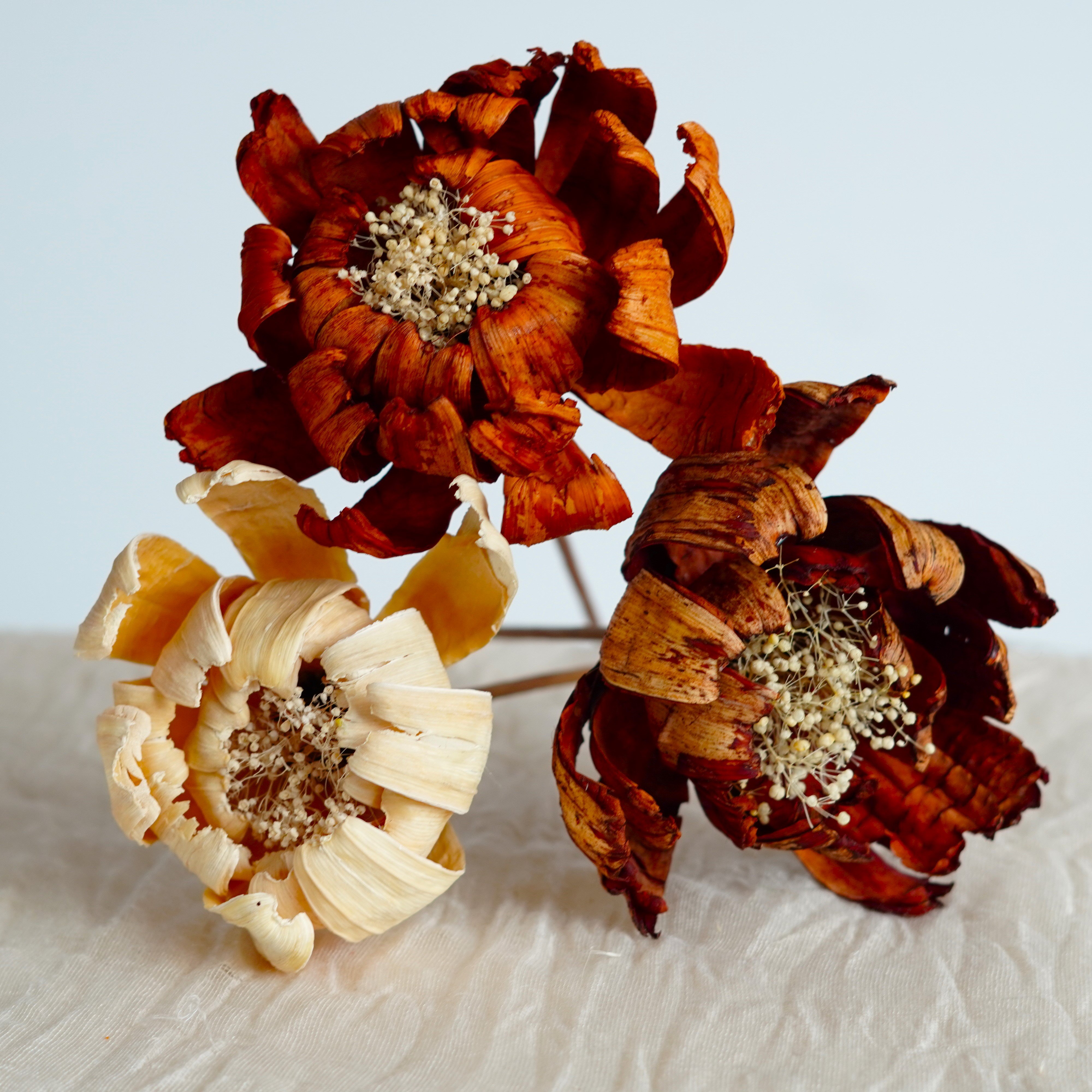 Handmade natural dried flowers home decor with Artificial Husk Flowers,Flower Arrangement