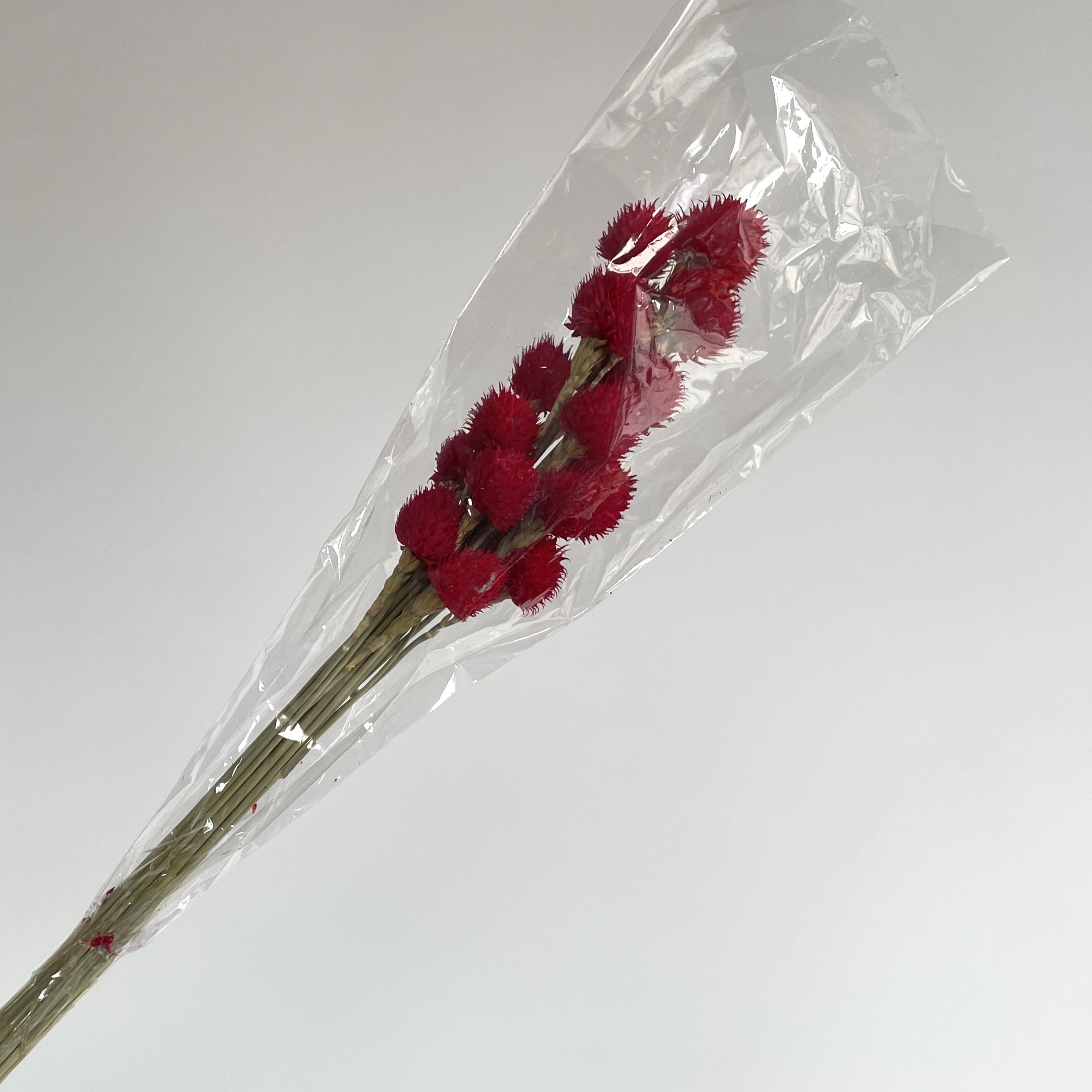 Handmade strawberry fruit with stems Home Wedding Decor High dried Flowers Colorful