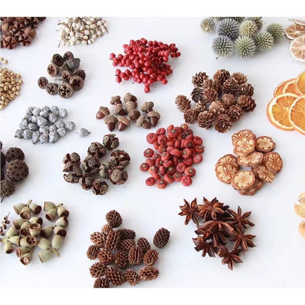 Eternal flower material package wholesale cross-border embossing dried flower DIY handmade floral Christmas gifts