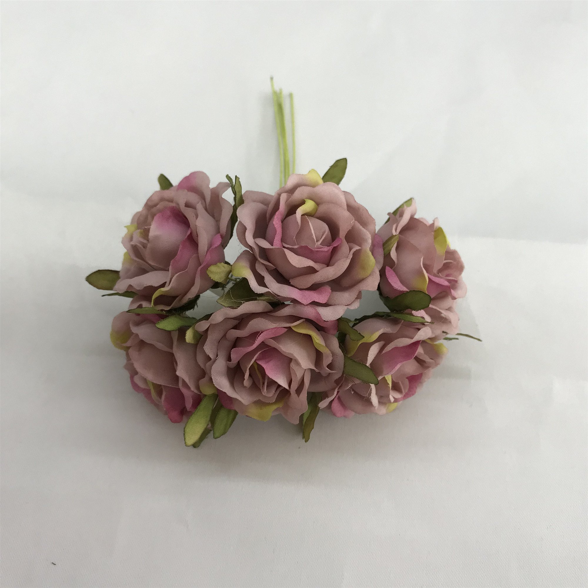 flower bunch wire rose flower bridal hair accessories 6 heads