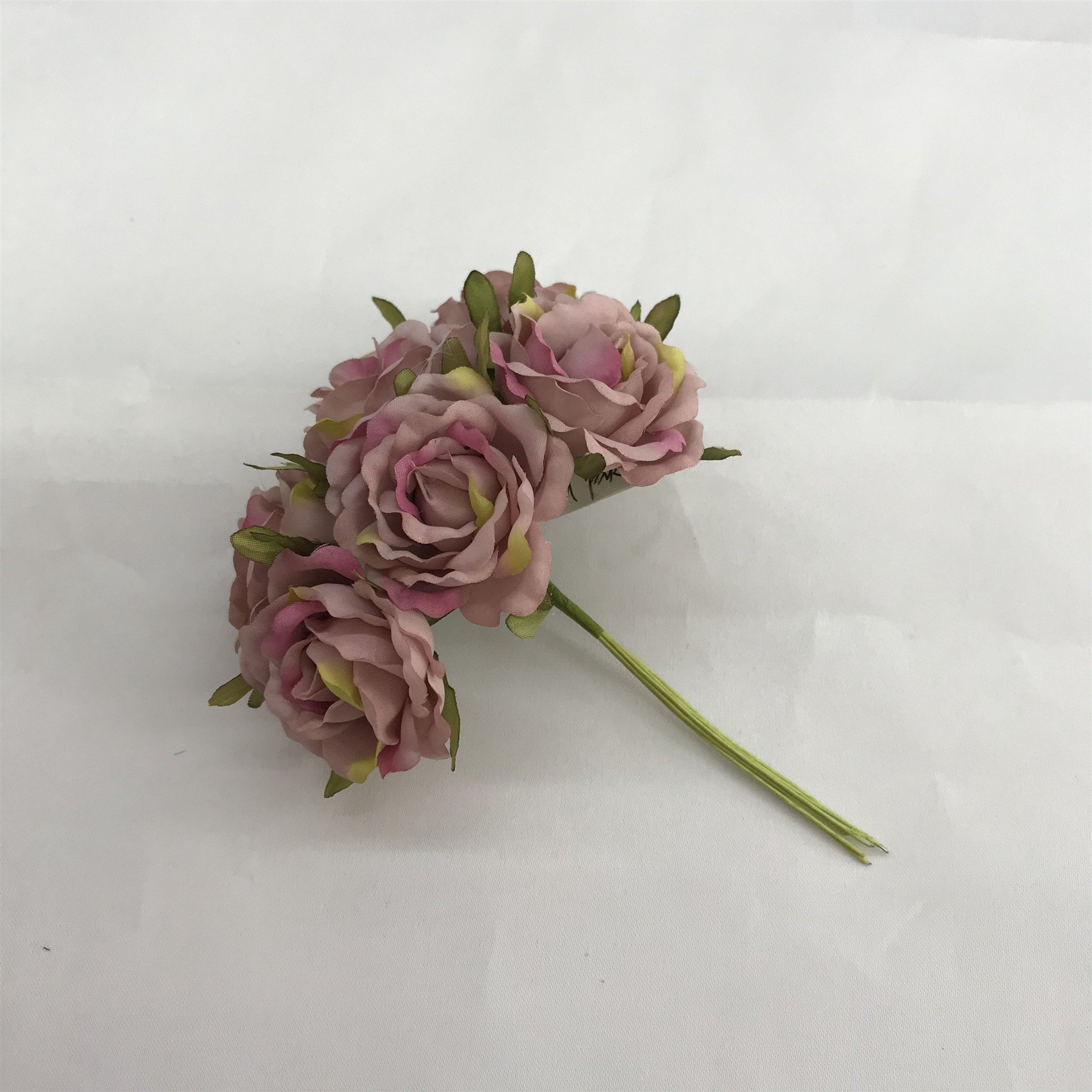 flower bunch wire rose flower bridal hair accessories 6 heads