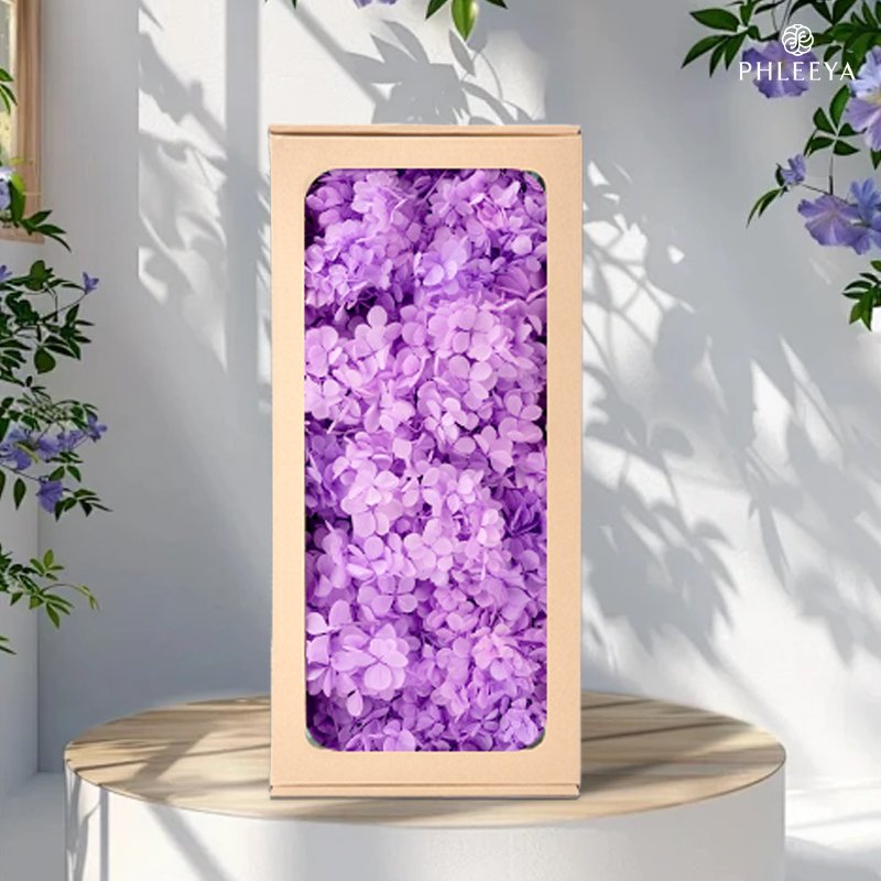 Hot sale Dried Flower Real Plants Preserved Home Decoration Weeding Stabilized Natural Eternal Hydrangeas Forever Flowers