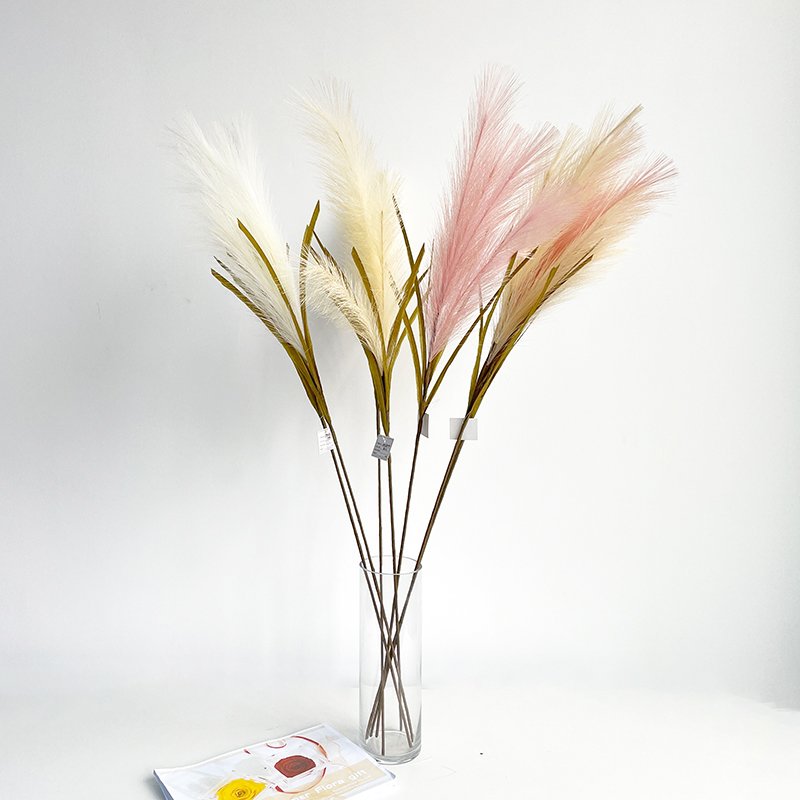 luxury artificial flowers pampas grass 2024 new Decorative flowers pampas grass for decoration