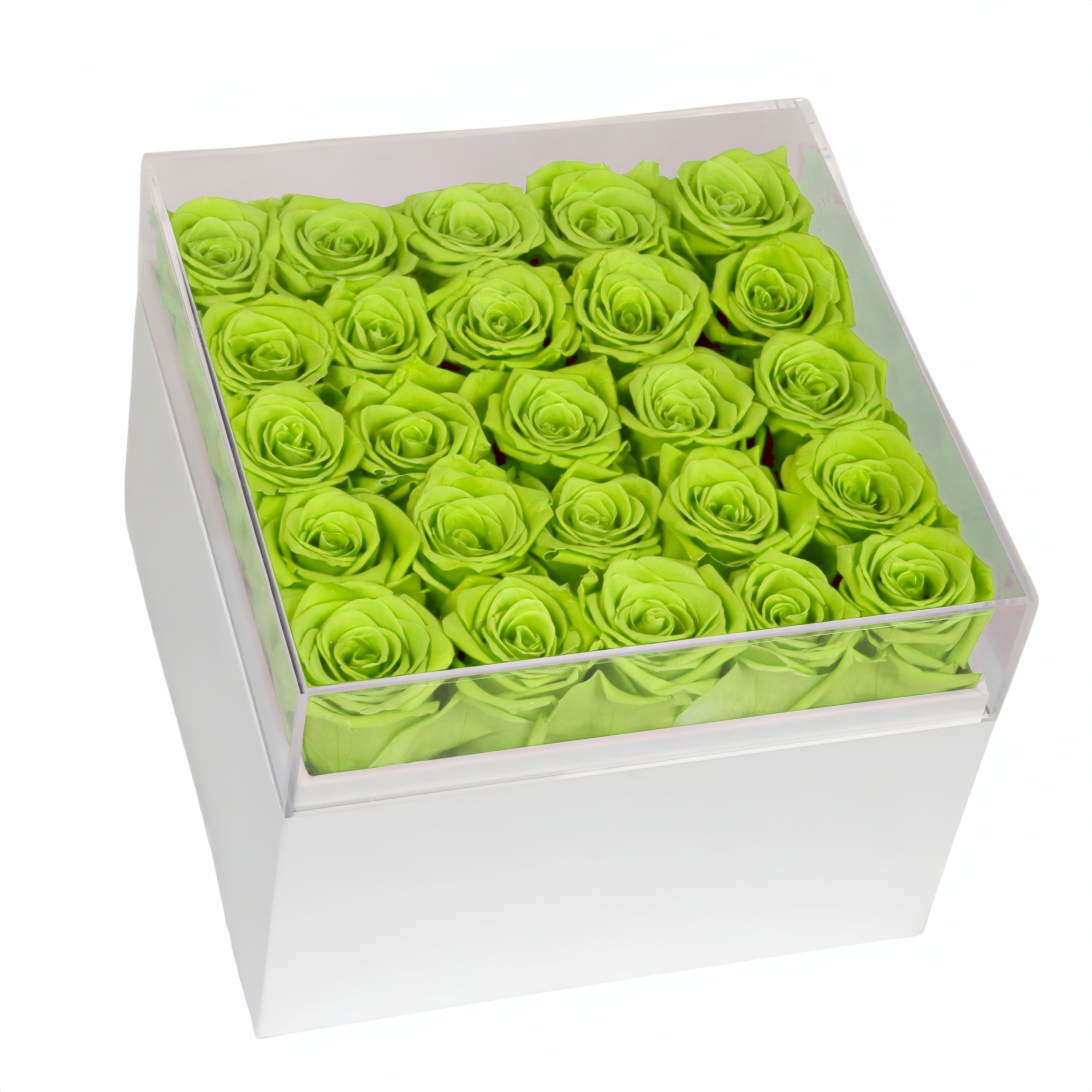Real Natural Eternal Rose Gift Box for Preserved Flower in Dried Rose Box Valentine's Day Gift Box