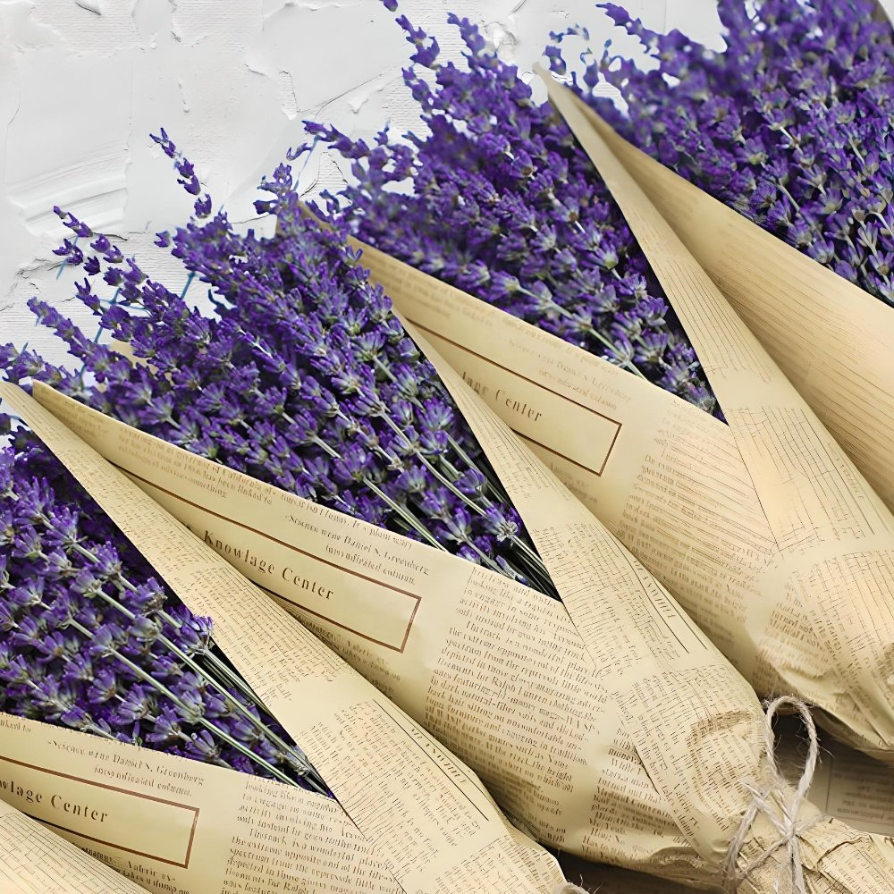 Wholesale Home Decoration Bouquet Pouches Dried Lavender Flower with Decora Preserved Aromatic Floral Lavender Sachets 45CM