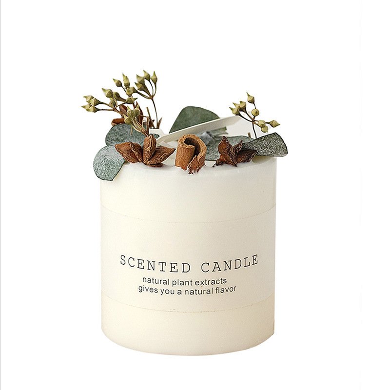 Wholesale Custom Valentine's Day Soybean Wax Various Fragrances Dried Flower Scented Candles
