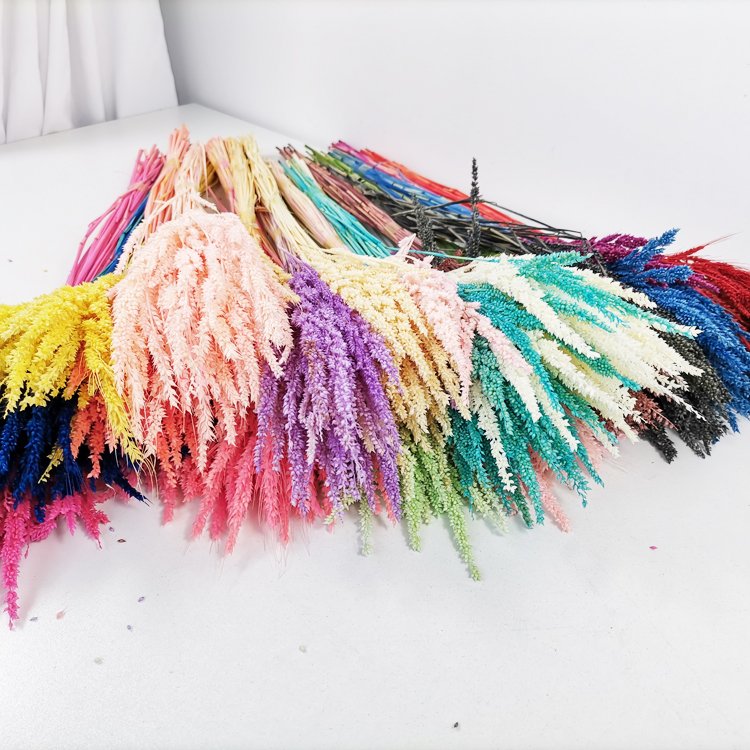 SumFlora Manufacturers supply Wholesale Dried Eternal Flowers preserved flower small wheat