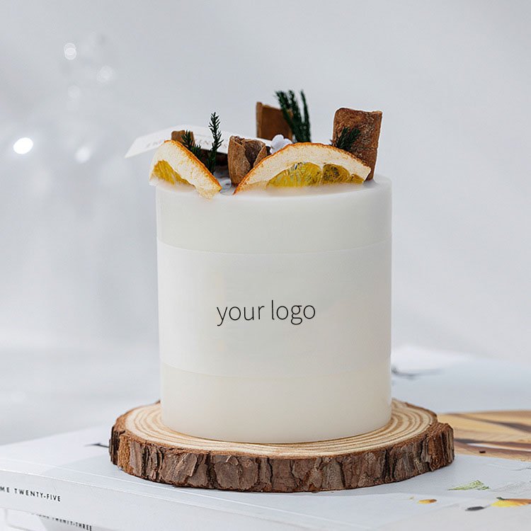 hot selling item romantic luxury wedding birthday dried flower fragrance scented candle