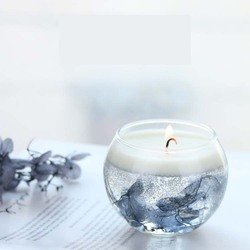 Hot Sale Wholesale Soy Wax Scented Candles Puring Handmade Preserved Fresh Flower Dried Flower