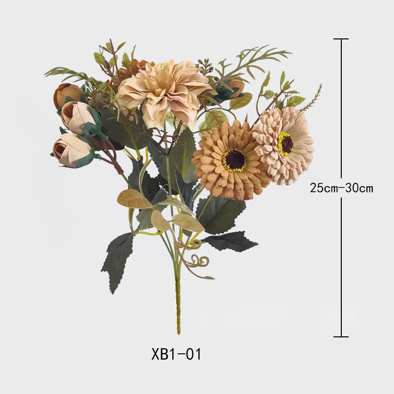 Hot sale Wedding Supplies Decoration Dried Flower Decorative Artificial Dry Flowers Small Bouquet Wholesale Rose Daisy