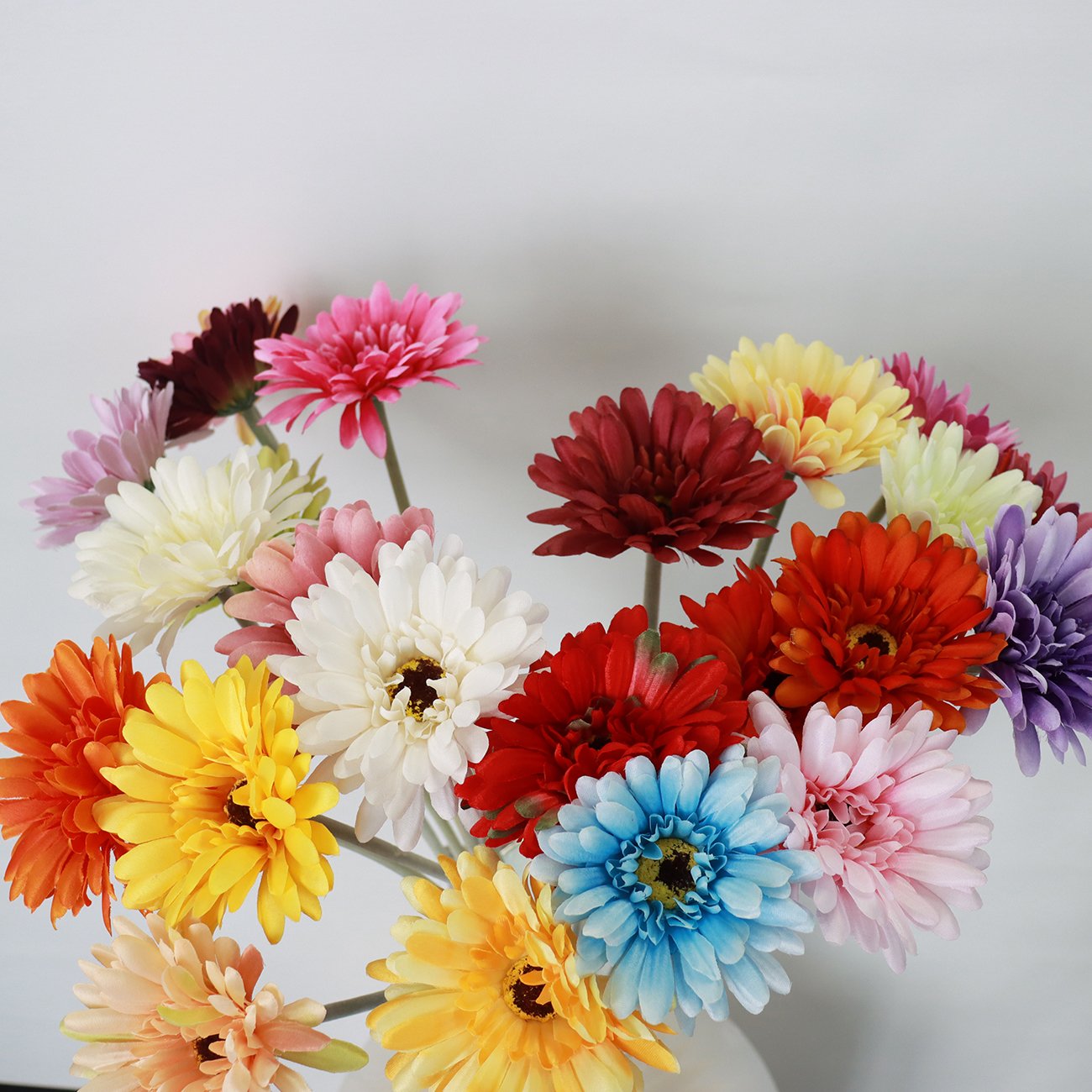 TG008 Artificial Flower Gerbera Export Home Decoration Flowers Silk Flower Garden Decor Wedding Props Decorative