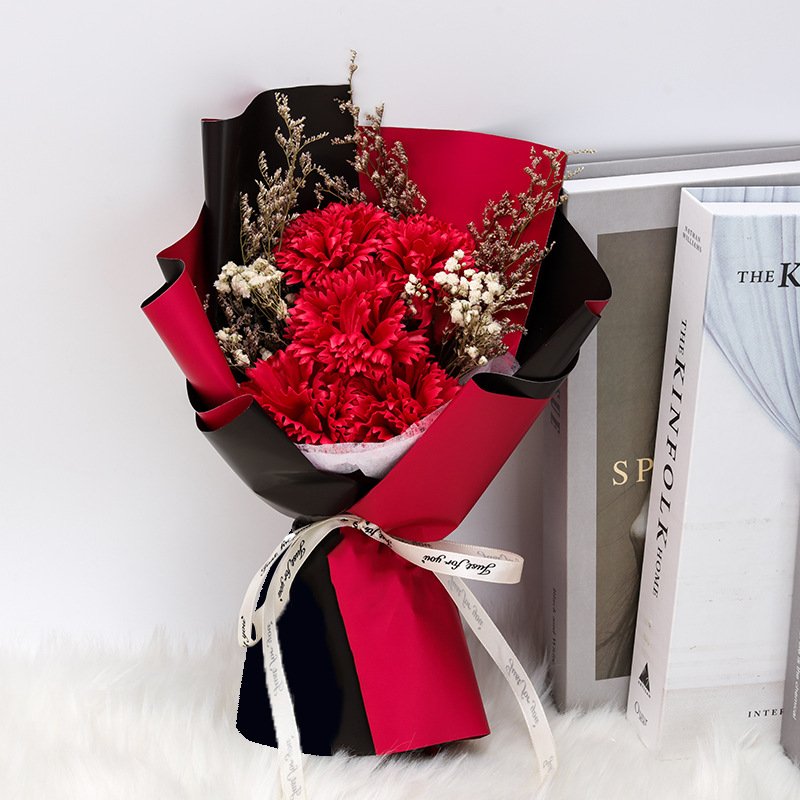 Wholesale Birthday Gift Gypsophila Bouquet Valentine's Day Luminescent Mini Dry Artificial Flower Bouquet