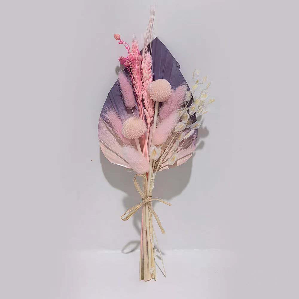 New birthday cake topper decoration cake decoration tools cake stand natural Dried flower paim bouquet cupcake toppers
